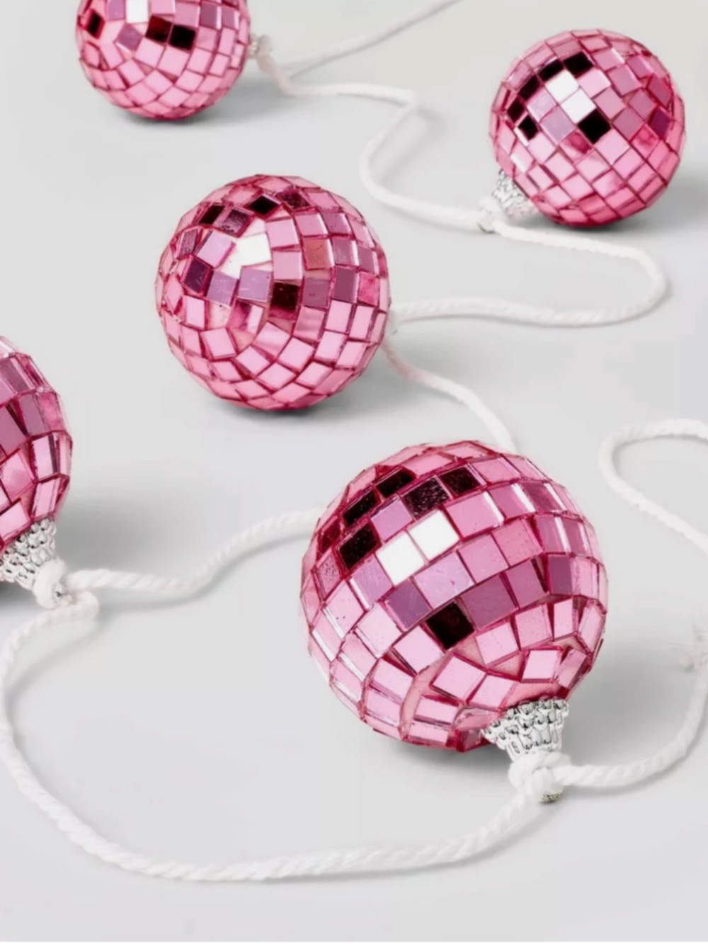 Pink Disco Ball Garland Party Decorations Target Spritz 12 balls